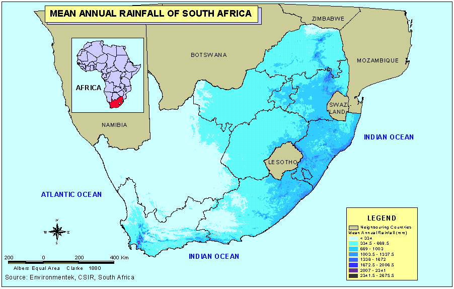 South Africa Rain